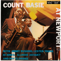 Count Basie / Jimmy Rushing / Lester Young / Jo Jones / Illinois Jacquet / Roy Eldridge At Newport Vinyl LP USED