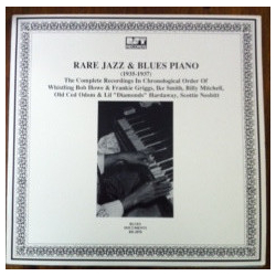 Various Rare Jazz & Blues Piano (1935-1937) Vinyl LP USED