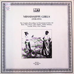 Various Mississippi Girls (1928-1931) Vinyl LP USED
