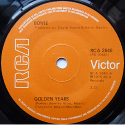 David Bowie Golden Years Vinyl 7" USED