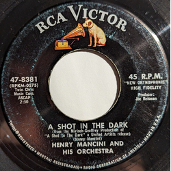 Henry Mancini And His Orchestra / Henry Mancini And His Orchestra And Chorus A Shot In The Dark / The Shadows Of Paris Vinyl 7" USED