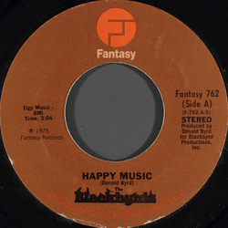 The Blackbyrds Happy Music Vinyl 7" USED