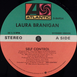 Laura Branigan Self Control Vinyl 12" USED