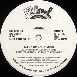 Aurra Make Up Your Mind Vinyl 12" USED