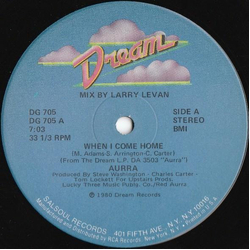 Aurra When I Come Home (Larry Levan Mix) Vinyl 12" USED