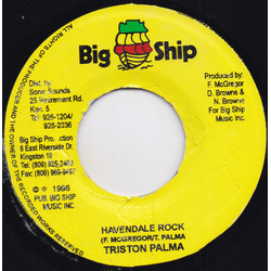 Tristan Palmer Havendale Rock Vinyl 7" USED