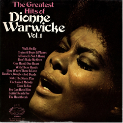 Dionne Warwick The Greatest Hits Of Dionne Warwicke Vol. 1 Vinyl LP USED