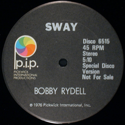Bobby Rydell Sway Vinyl 12" USED