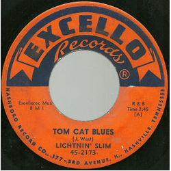 Lightning Slim Tom Cat Blues Vinyl 7" USED