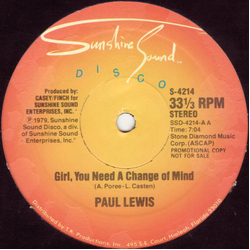 Paul Lewis Girl, You Need A Change Of Mind / Inner City Blues Vinyl 12" USED