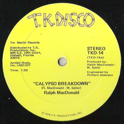 Ralph MacDonald Calypso Breakdown Vinyl 12" USED
