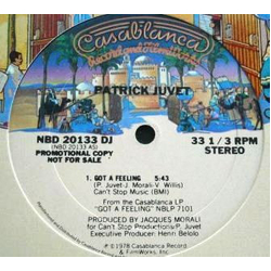 Patrick Juvet Got A Feeling Vinyl 12" USED