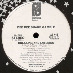 Dee Dee Sharp Gamble Breaking And Entering Vinyl 12" USED
