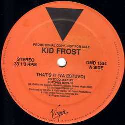 Kid Frost That's It (Ya Estuvo) Vinyl 12" USED