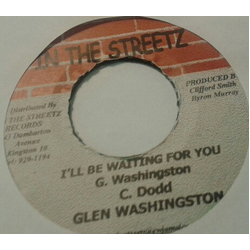 Glen Washington I'll Be Waiting For You Vinyl 7" USED