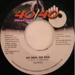 General Degree Go Deh, Go Deh Vinyl 7" USED