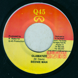 Beenie Man Glamatize Vinyl 7" USED