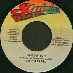 Vybz Kartel / Tornado (7) Nah Switch / Informer Vinyl 7" USED