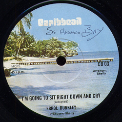 Errol Dunkley I'm Going To Sit Right Down And Cry / Repatriation Vinyl 7" USED