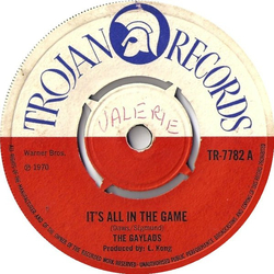 The Gaylads / Beverley's All Stars It's All In The Game / Version II Vinyl 7" USED