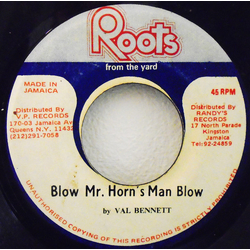 Val Bennett Blow Mr. Horn's Man Blow Vinyl 7" USED