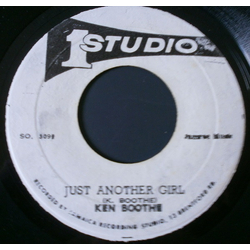 Ken Boothe / Jimmy Newton (2) Just Another Girl / Fooling You Vinyl 7" USED