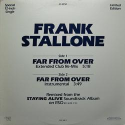 Frank Stallone Far From Over Vinyl 12" USED