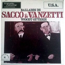 Woody Guthrie Ballades De Sacco & Vanzetti Vinyl LP USED