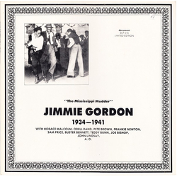Jimmie Gordon 1934-1941 ("The Mississippi Mudder") Vinyl LP USED