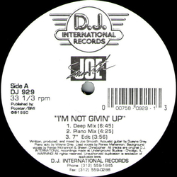 Joe Smooth I'm Not Givin' Up / One Moment In Love Vinyl 12" USED