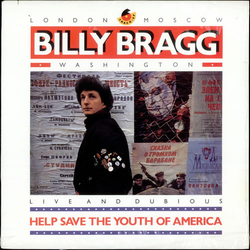 Billy Bragg Help Save The Youth Of America (Live And Dubious) Vinyl 12" USED