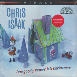 Chris Isaak Everybody Knows It's Christmas Vinyl LP USED