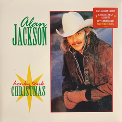 Alan Jackson (2) Honky Tonk Christmas Vinyl LP USED