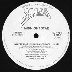 Midnight Star No Parking (On The Dance Floor) Vinyl 12" USED