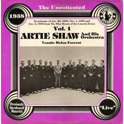 Artie Shaw And His Orchestra The Uncollected Artie Shaw, Vol. 1, 1938 Vinyl LP USED