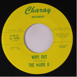 The Mark II (2) Wipe Out Vinyl 7" USED