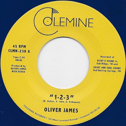 Oliver James (7) 1-2-3 Vinyl 7" USED