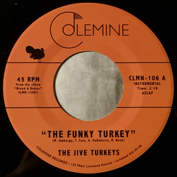 The Jive Turkeys The Funky Turkey Vinyl 7" USED