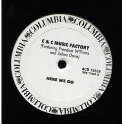 C + C Music Factory / Freedom Williams / Zelma Davis Here We Go Vinyl 12" USED