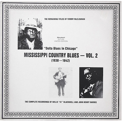 Various "Delta Blues In Chicago" Mississippi Country Blues - Vol. 2 (1938-1942) Vinyl LP USED