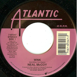 Neal McCoy Wink Vinyl 7" USED