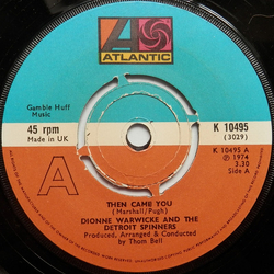 Dionne Warwick / Spinners Then Came You Vinyl 7" USED