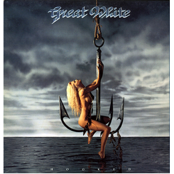 Great White Hooked Vinyl LP USED