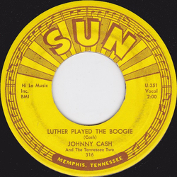 Johnny Cash & The Tennessee Two Luther Played The Boogie Vinyl 7" USED
