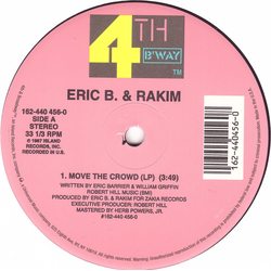 Eric B. & Rakim Move The Crowd / Paid In Full Vinyl 12" USED