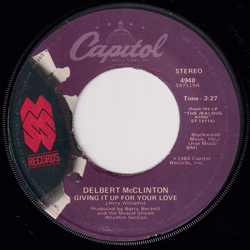 Delbert McClinton Giving It Up For Your Love Vinyl 7" USED