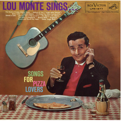 Lou Monte Sings Songs For Pizza Lovers Vinyl LP USED