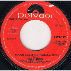Richie Havens Freedom Vinyl 7" USED