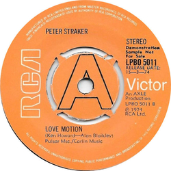 Peter Straker From The Underworld Vinyl 7" USED