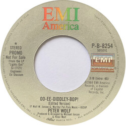 Peter Wolf Oo-Ee-Diddley-Bop! USED VINYL 7INCH 45 RPM PROMO STEREO